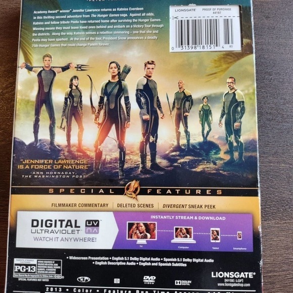 Hunger Games - Catching Fire Book & DVD - Picture 8 of 12